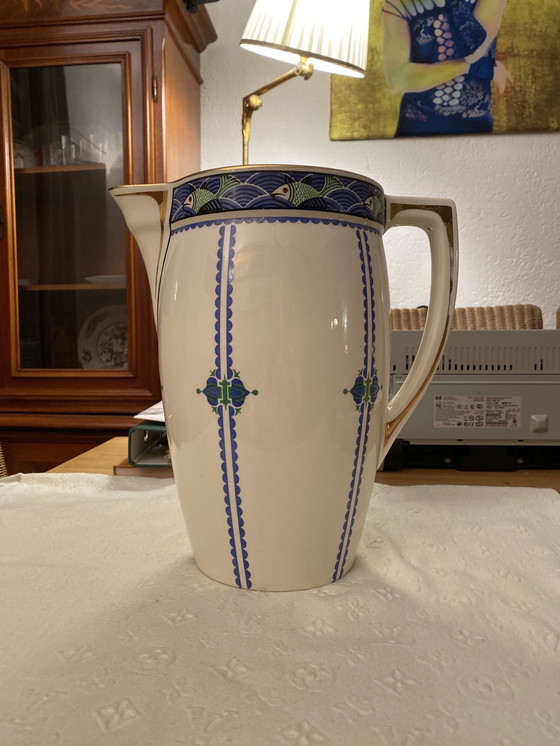 Image 1 of Boch La Louviere Belgio Art Deko Kanne 