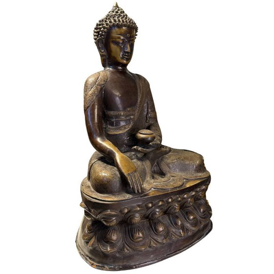 Shakyamuni Buddha - Qualità museale - 59cm molto unico – Sculture (photo 2 of 10)