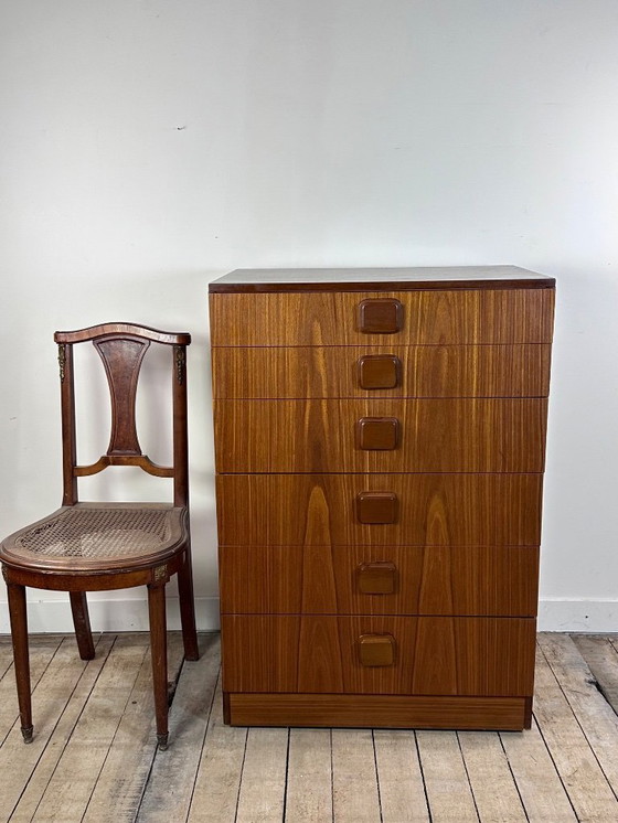 Image 1 of Vintage Scandinavische ladekast, jaren 60