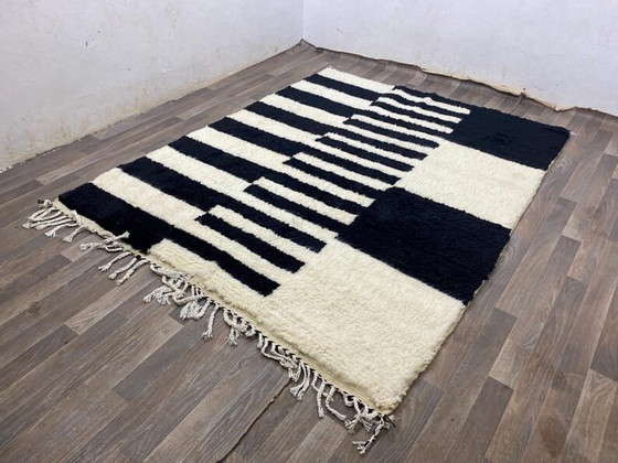 Traditioneel handgemaakt Berberkleed van natuurlijke wol, maat 2/3 meter – Aime Té, Vloerkleden en tapijten (photo 6 of 8)