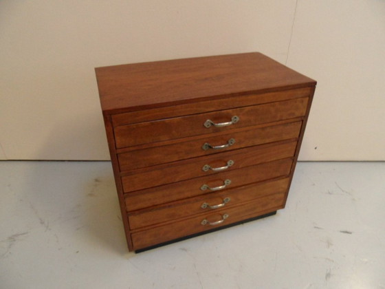 Image 1 of Vintage ladekast voor horloge maker