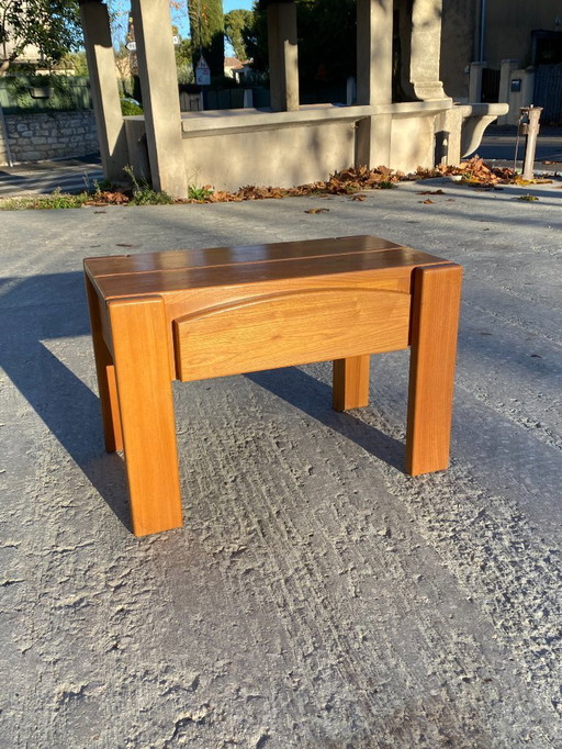 Mesita de noche Regain / Chapo en olmo macizo