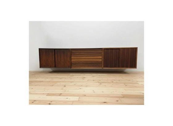 Image 1 of Poul Cadovius Floating Wall Mounted Rosewood Sideboard By CADO, 1960s.