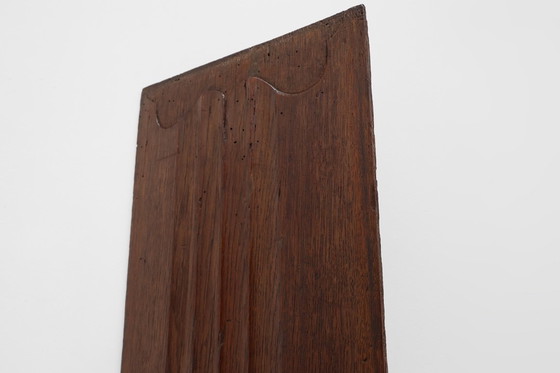 Image 1 of Panel gótico tallado en roble del siglo XVI, Francia