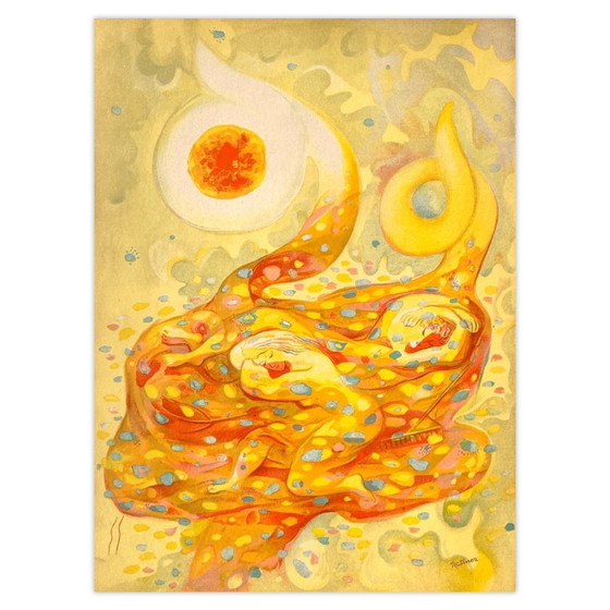Image 1 of Abraham RATTNER L'automne litografia 1938