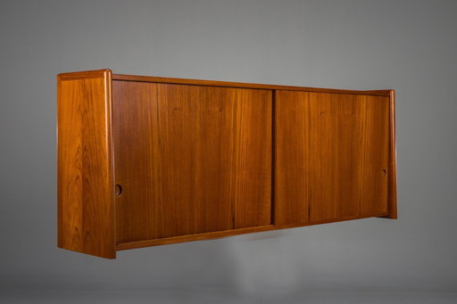Floating Wallsideboard in Teak by Hans J. Wegner for Ry Furniture, 1959