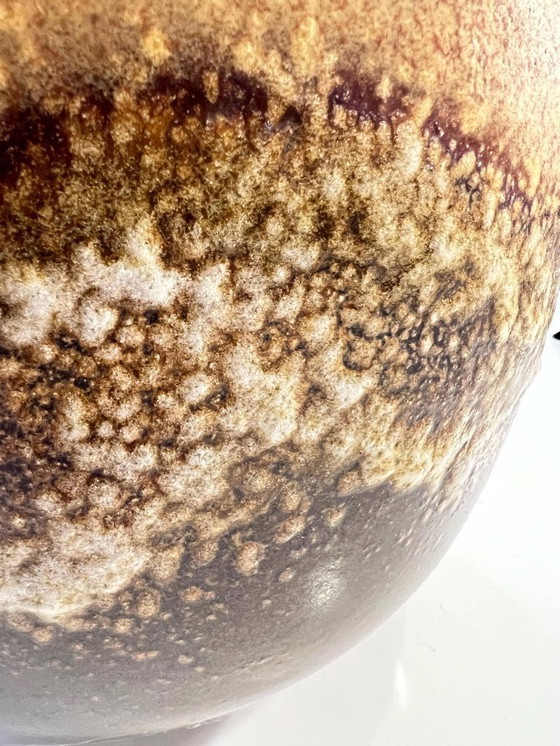 Image 1 of Rarität! Große Fat Lava Vase von Dümmer und Breiden 477/40 1960er Jahre, Westdeutsche Kunstkeramik