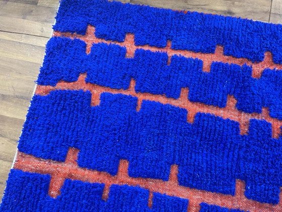 Traditioneller blauer Wollteppich 200 cm x 270 cm – Teppiche & Läufer, Wool (photo 4 of 9)