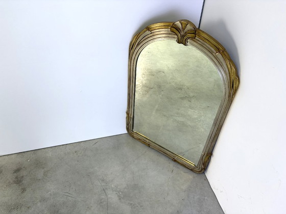 Miroir vintage de Deknudt, années 1970 – Verre, Bois (photo 9 of 9)