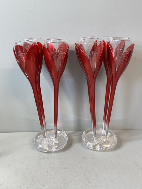 Moët & Chandon Champagneglazen - Set van 8 – Tafelaccessoires, Glass, Plastic (photo 2 of 15)