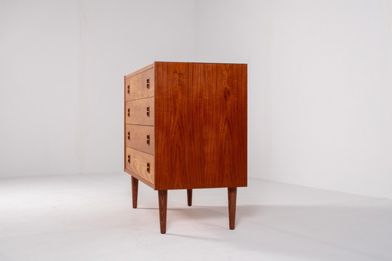 Image 1 of Cómoda danesa de teca de mediados de siglo, cómoda escandinava de los años 60