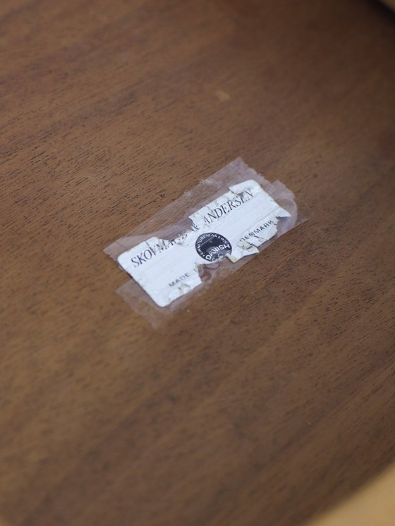 Image 1 of Extendable round dining table Skovmand & Andersen rosewood vintage