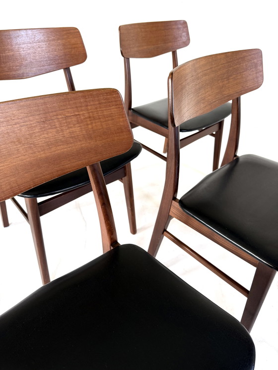 Image 1 of 6x vintage Deense eetkamerstoel, Farstrup Møbler ‘60