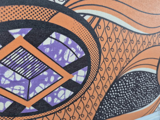 Image 1 of Sideboard on hairpin legs. Vintage (hall) cabinet, decoupage.