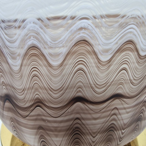 Image 1 of Vintage Hand-Blown Murano Glass Table Lamp, Italy, circa 1970