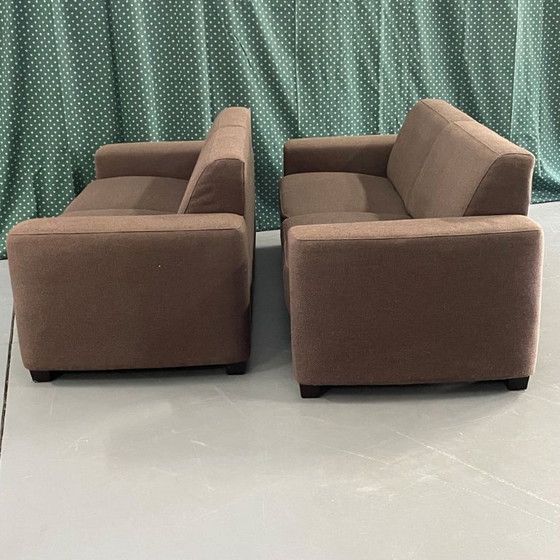 Image 1 of Bankstel bruine stof