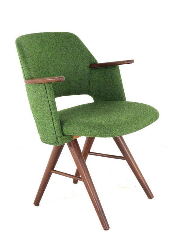Image 1 of Set of 4 Pastoe chairs FT30 vintage upholstered