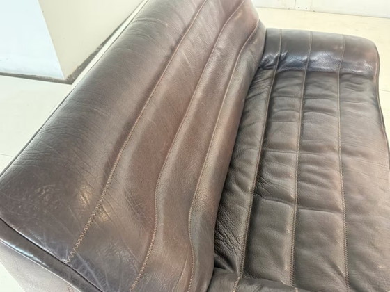 Image 1 of 2 x Canapé en cuir De Sede DS 84 avec assise rembourrée, design de groupe