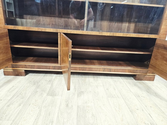 Set da Ufficio Direzionale Art Déco in Noce, anni '30, Set di 2 – Scrivanie, Wood, Art Deco (photo 8 of 33)