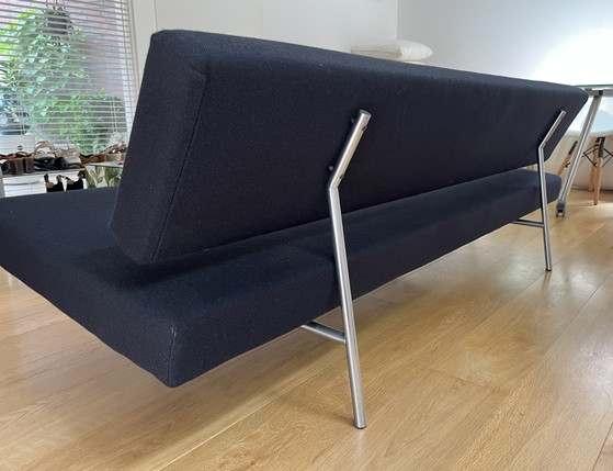 Image 1 of Martin Visser Slaapbank BR02 – schwarzer Wollstoff – komplett ausgestattet