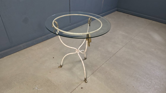Image 1 of Mid century italian swan side table, 1970s 