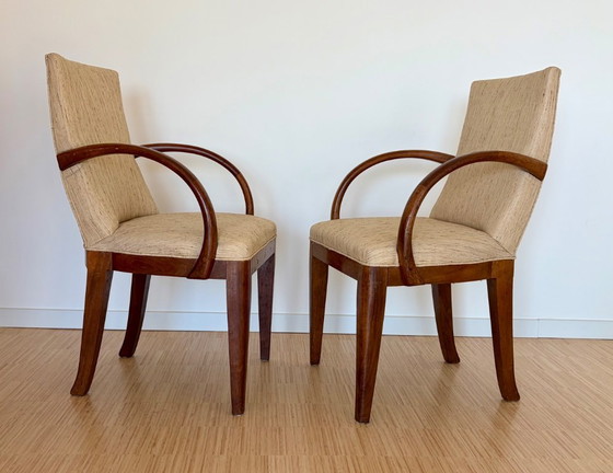 Image 1 of Pair of Early 1930s Art Deco armchairs