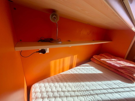 Molteni Brücken-Kinderzimmer creme und orange – Molteni&C, Kleiderschränke, Holz, Aluminium (photo 5 of 10)
