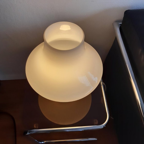 Image 1 of Murano melkglas lamp H38D36, 1970s