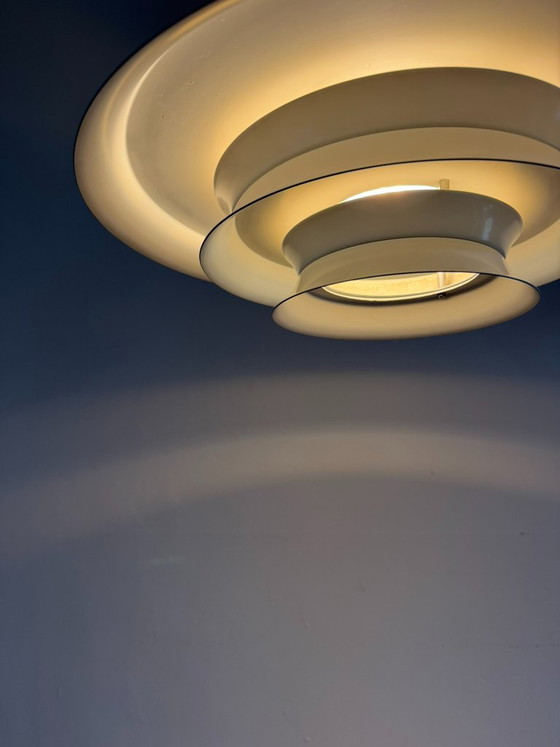 Vintage Danish pendant  - Carl Thore Trava style - Danish design lamp I – Granhaga, Pendant lamps, Aluminium (photo 7 of 9)