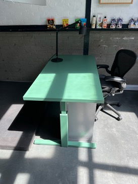 Gispen Steeltop desk by Peter de Boer