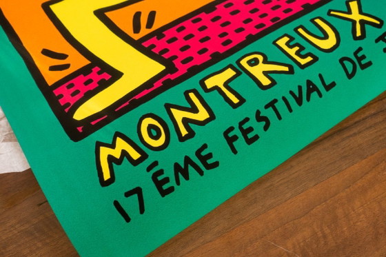 Keith Haring - Montreux Jazz Festival - Manifesto 70 × 100 cm – Poster, Paper (photo 10 of 10)
