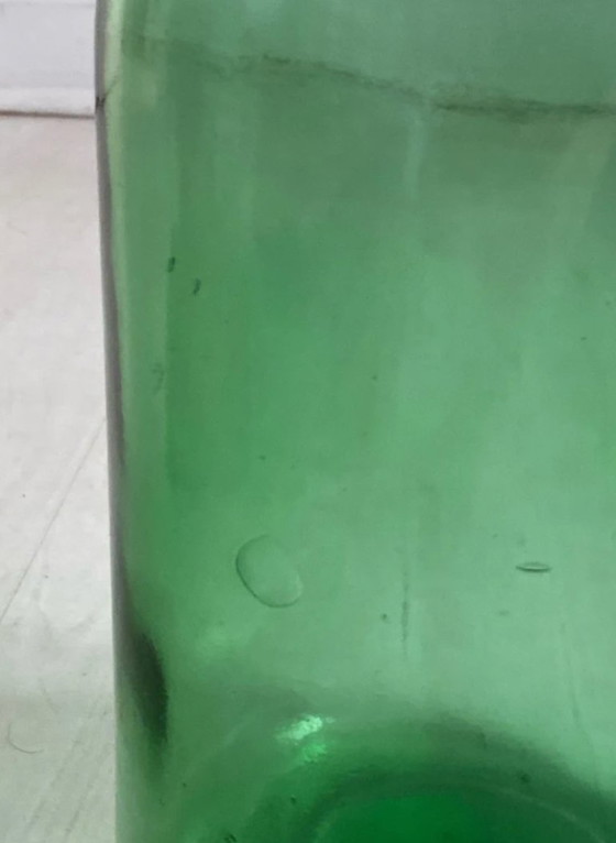 Image 1 of Vintage groene demijohn vaas van 5 liter