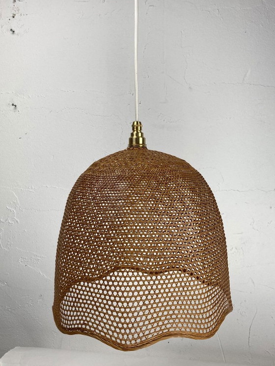 Image 1 of Webbing Beehive Hanging Lamp, 1930S