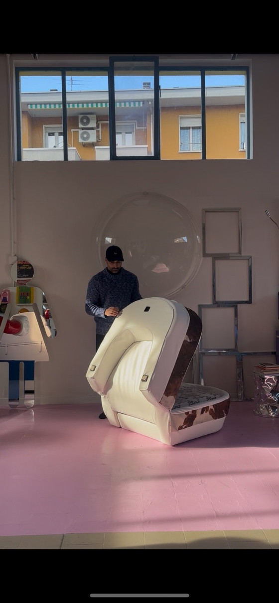 Image 1 of 2 POLTRONE LETTO DESIGN ANNI 70