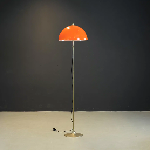 Vintage paddestoel space age vloerlamp