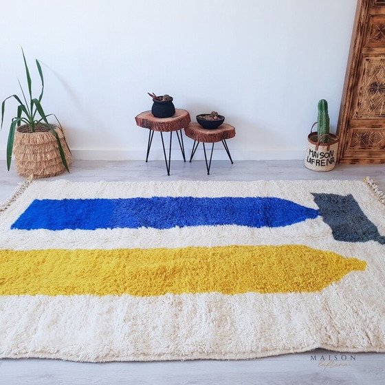 Image 1 of Handmade pure wool rug, traditional craftsmanship, size 150/250 cm