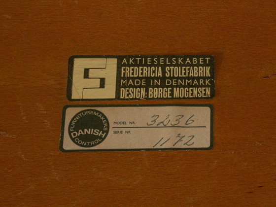 Image 1 of 3236 MØGENSEN Esszimmerstühle, Børge Mogensen, Fredericia Møbelfabrik