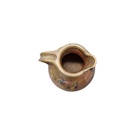 Vintage handgemaakte bruine keramische kan, jaren 60/70 – Cadeaus, Ceramic (photo 3 of 6)