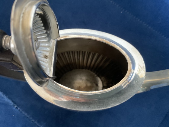 Image 1 of KIRBY BEARD & co , service 3 pièces art déco en métal argenté ( 1920 / 1930 )