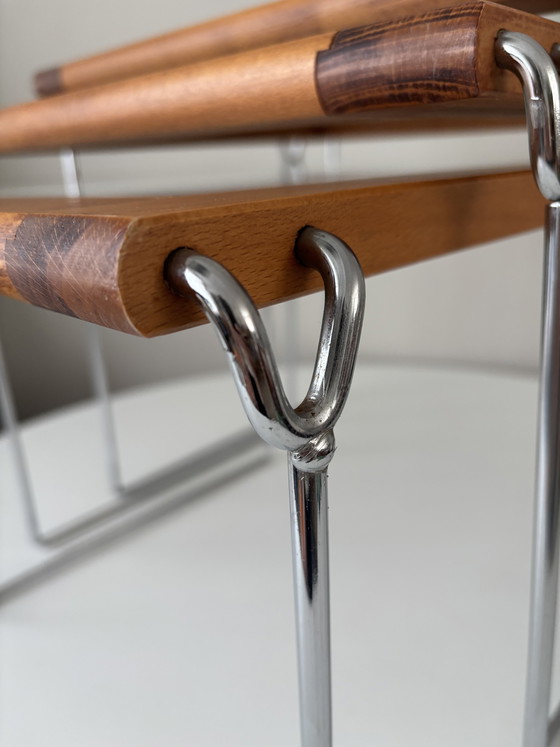 Image 1 of Vintage Hyllinge Möbler Denemarken mimiset, nesting tables 