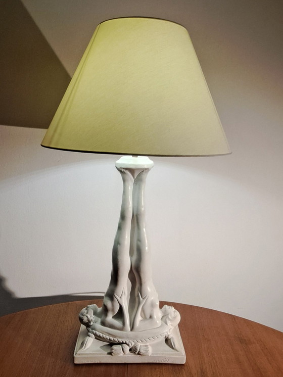 Image 1 of Lampe de table sculpturale rare Art Déco / Milieu du XXe siècle – Excellent état