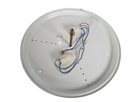 Image 1 of Murano - XL plafonniere - glas met ingesloten goud deeltjes - Italie - 3e kwart 20e eeuw