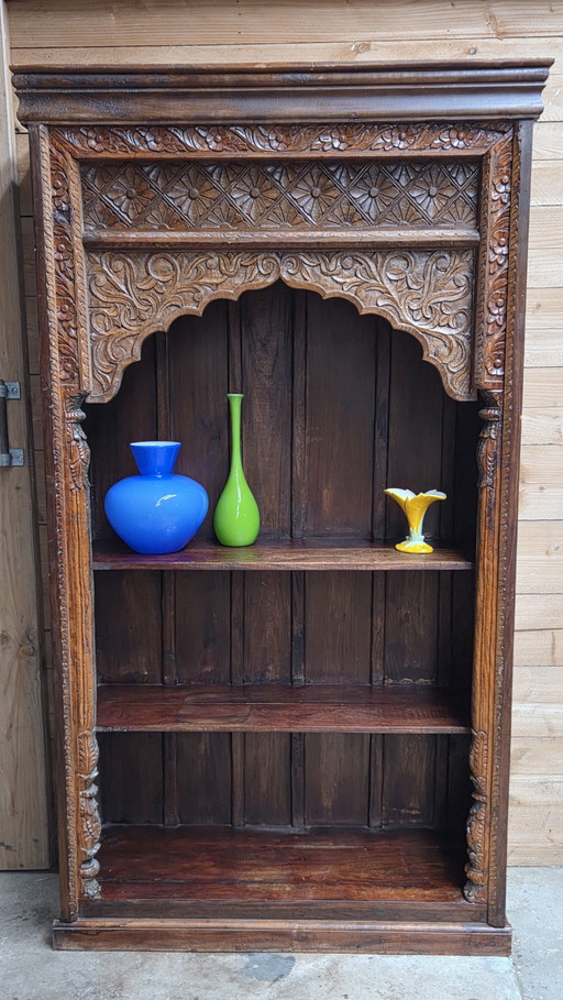 Armoire indienne ancienne en bois de manguier