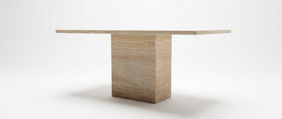 Image 1 of Tavolo in travertino italiano