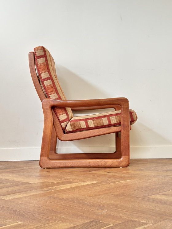 Poltrona vintage di design danese EMC in legno di teak, anni '50/'60/'70 – Poltrone, Wood, Textile (photo 6 of 15)