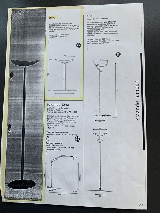 Image 1 of Artemide Tebe