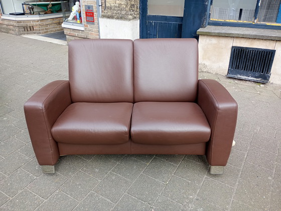 Image 1 of Poltrona reclinabile a due posti in pelle Stressless