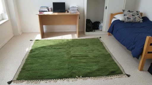 Tapis vert marocain berbère 200cmx250cm 