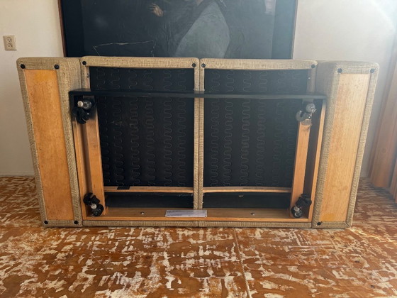 Image 1 of Jan Des Bouvrie 430 Canapé Cube Original Reupholstered