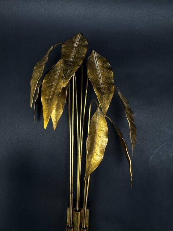 Image 1 of Coppia di appliques Maison Charles "Lauriers", 1960 circa